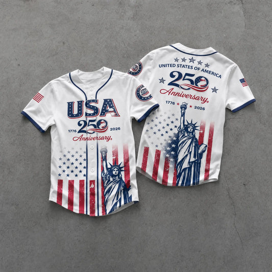 USA 250th Anniversary Baseball Jersey